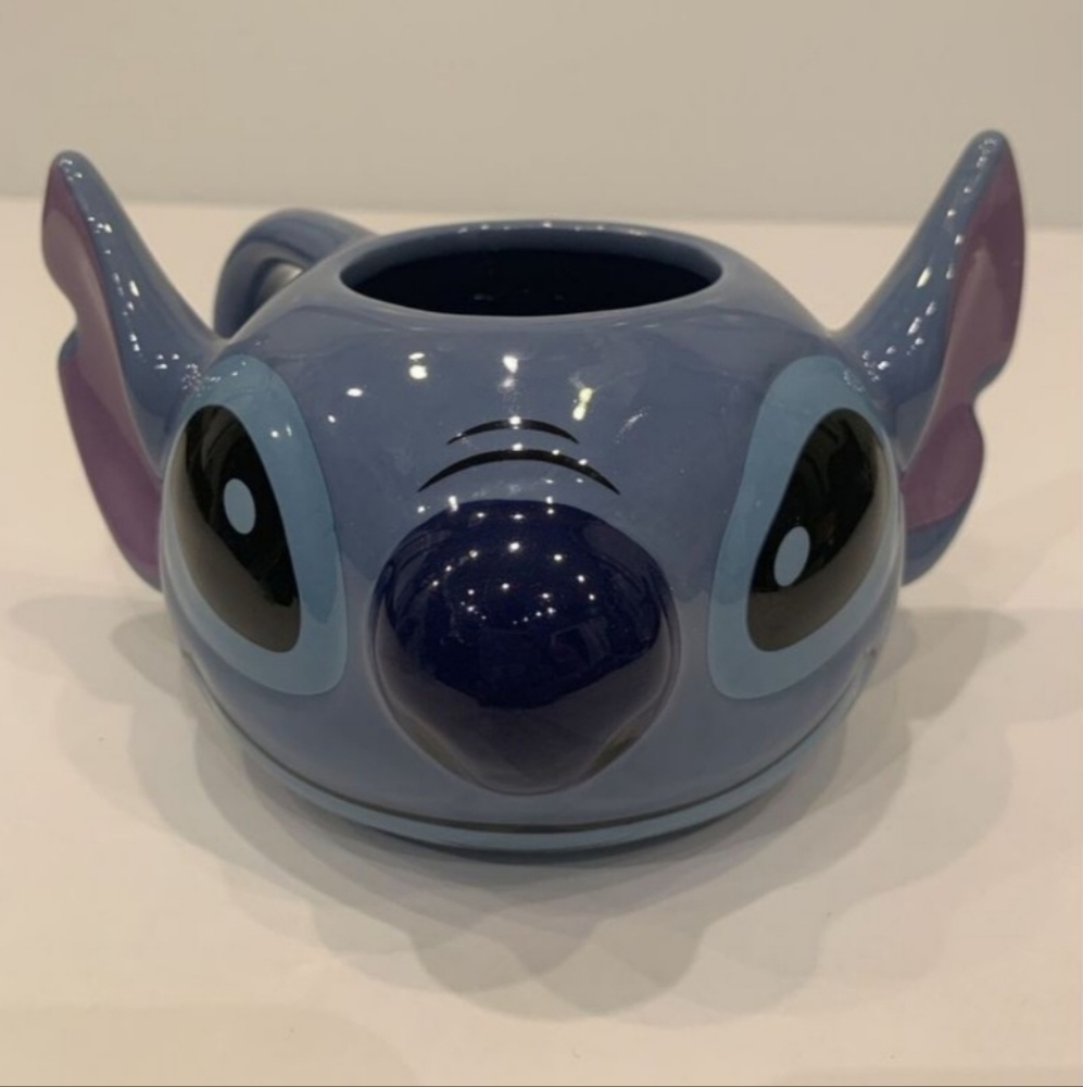 Blue Stitch Ceramic Planter